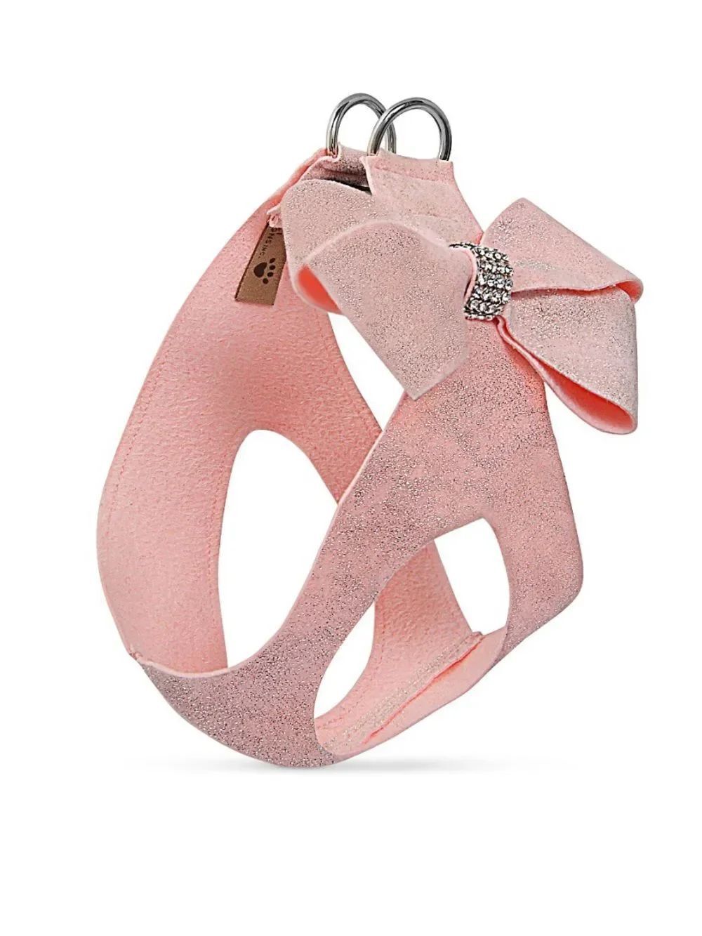 SUSAN LANCI DESIGNS Pink Glitz Nouveau Bow Step In Harness NWOT
